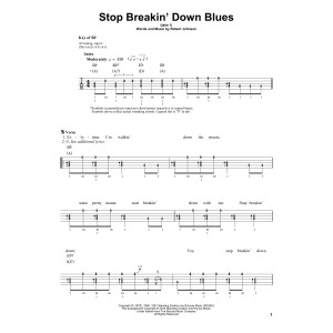 Stop Breakin' Down Blues